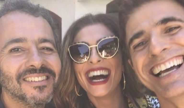 Gianecchini adora trollar Juliana Paes e Marcos Palmeira nos bastidores