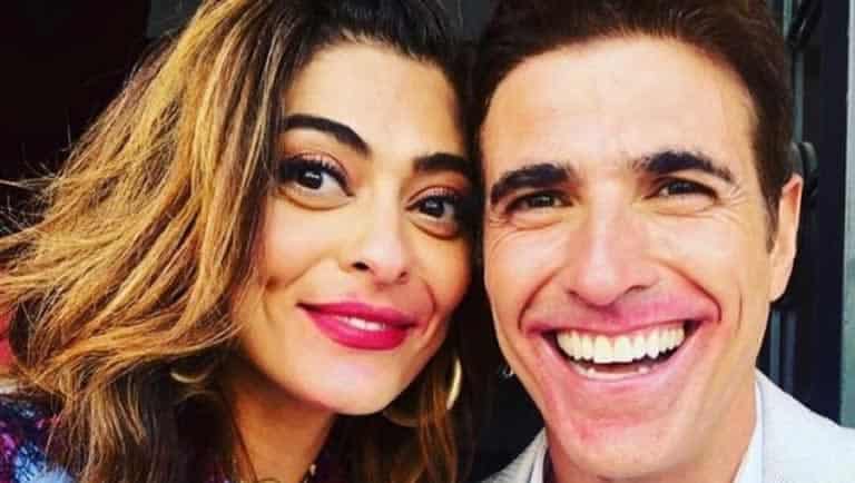 Gianecchini se diverte com boca borrada do batom de Juliana Paes