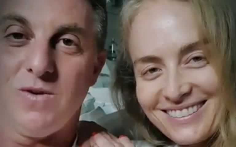 Luciano Huck e Angélica gravam vídeo de agradecimento aos fãs