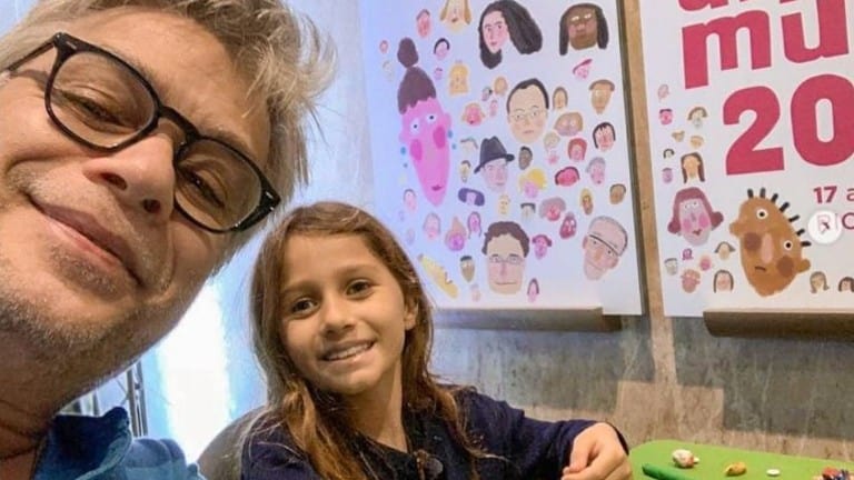 Fábio Assunção com a filha, a linda Ella Felipa