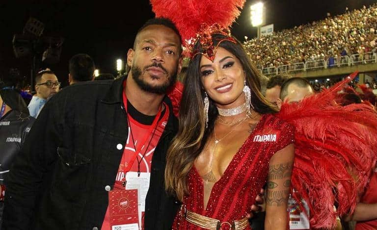 Aline Riscado e Marlon Wayans