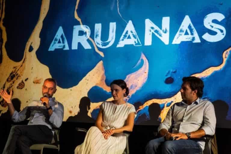 Marcos Nisti, Debora Falabella e Pedro Neto participam de debate no lançamento de ‘Aruanas’ em Portugal