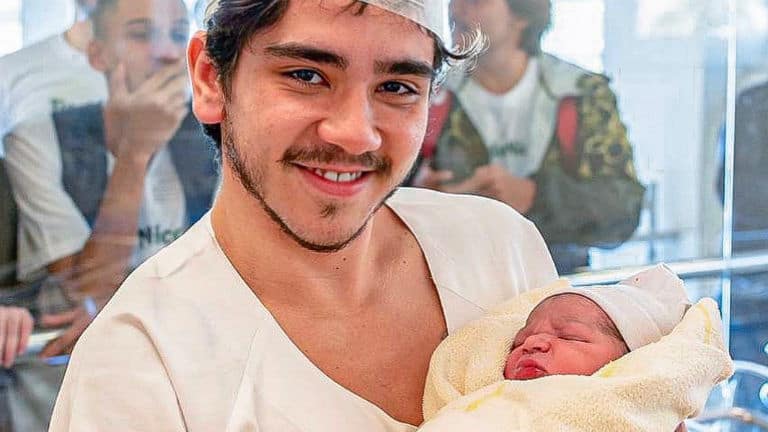 João Fernandes vibra com paternidade