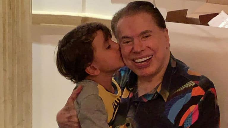 silvio santos e o neto pedro