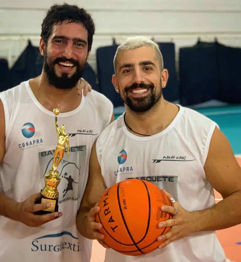 Kaysar Dadour e Renato Góes