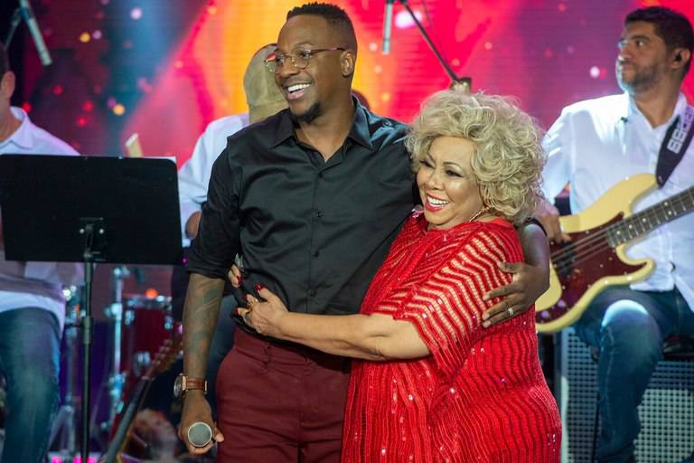 Mumuzinho e Alcione - Foto Globo - Fábio Rocha