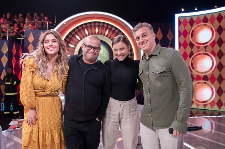 Carolina Dieckmann, Welder Rodrigues, Alice Wegmann, Luciano Huck - Foto Divulgação Globo