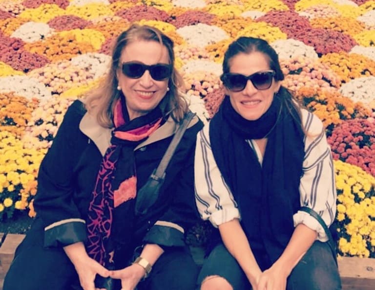 Ingrid Guimarães e a mãe