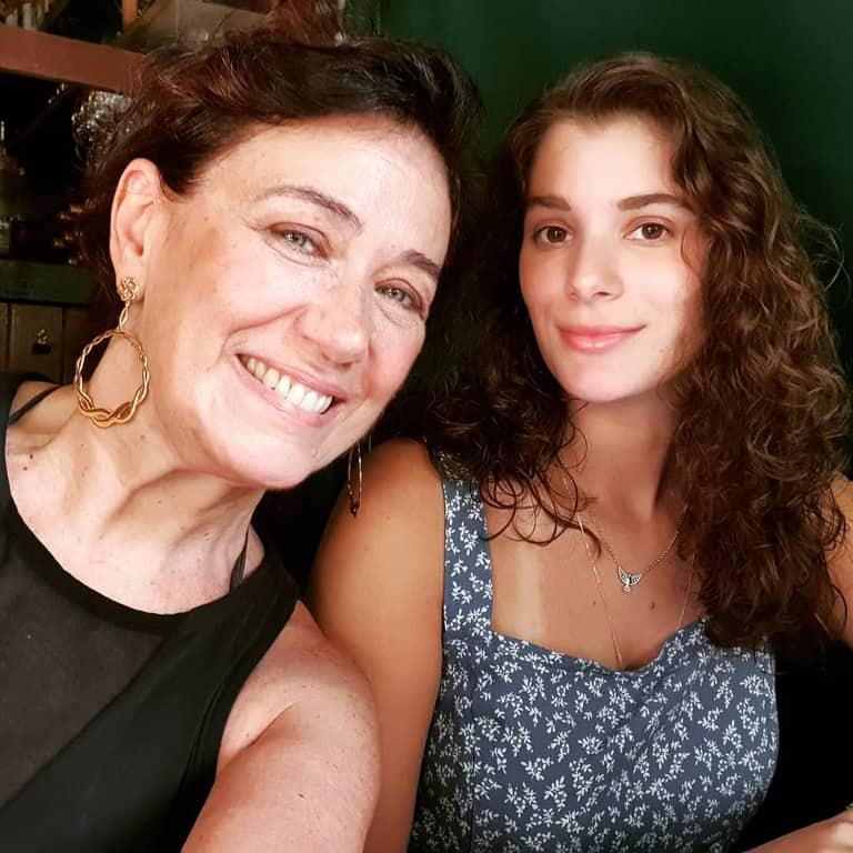 Lilia Cabral e a filha Giulia Bertolli