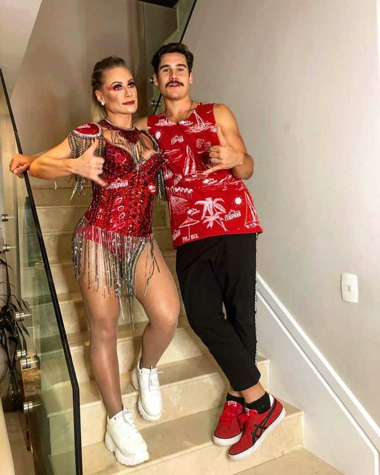 Nicolas Prattes e a mãe, Giselle Prattes