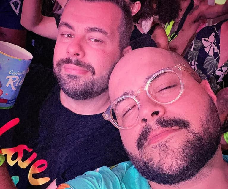 Tiago Abravanel e o marido, Fernando Poli