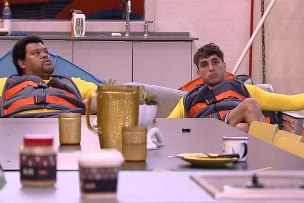 Babu Santana e Felipe Prior no Big Brother Brasil 20