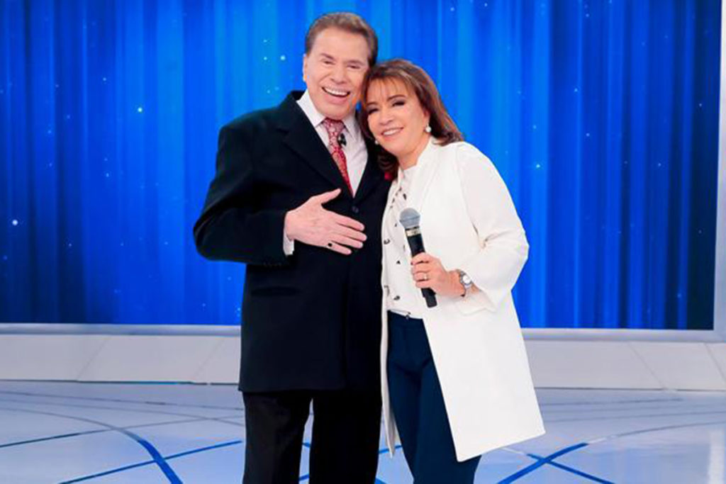 Silvio Santos e Iris Abravanel