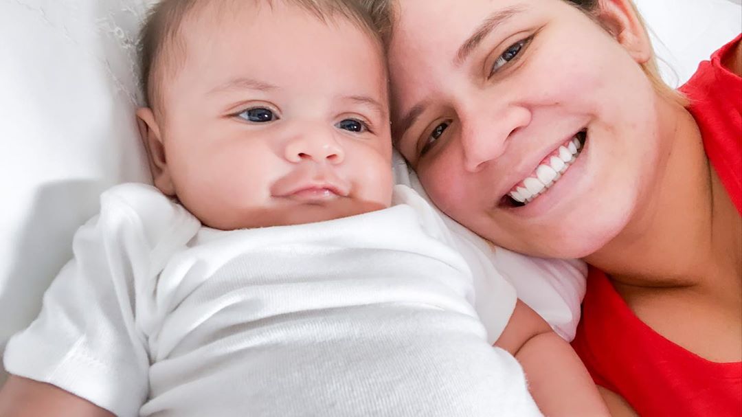 Marília Mendonça e o filho, Léo