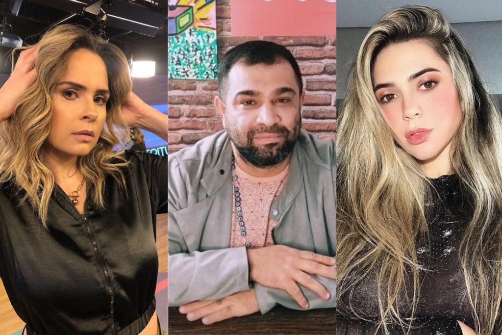 Ana Paula Renault, Evandro Santo e Nadja Pessoa