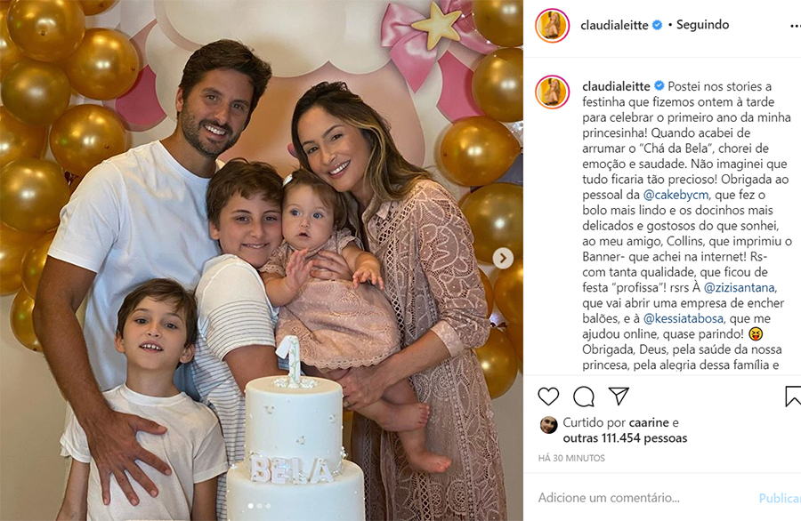 Aniversário da filha de Claudia Leitte