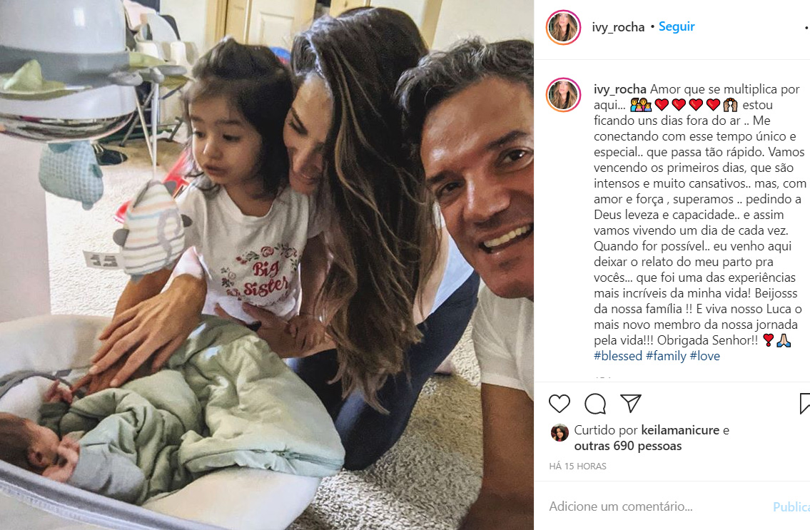 Carlos Machado e sua família