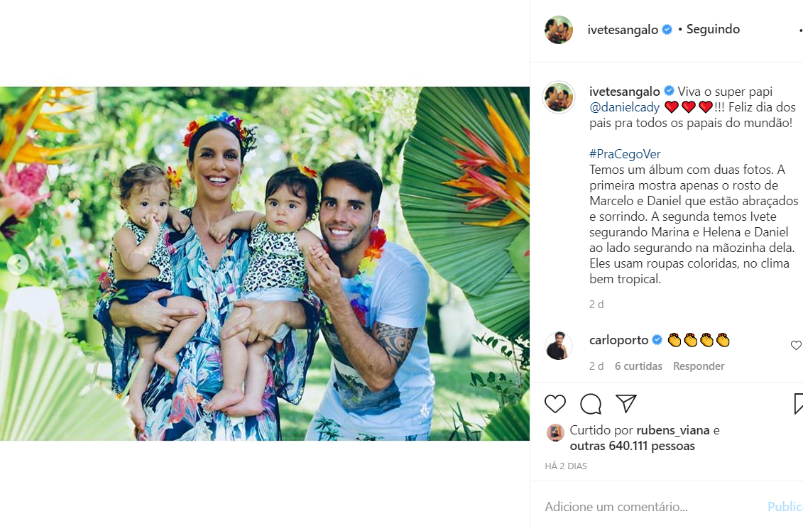 Ivete Sangalo mostra fotos da família