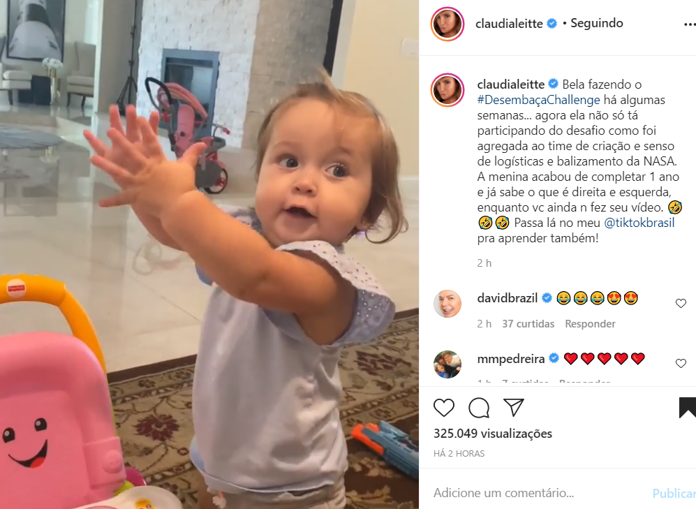 Bela, filha de Claudia Leitte