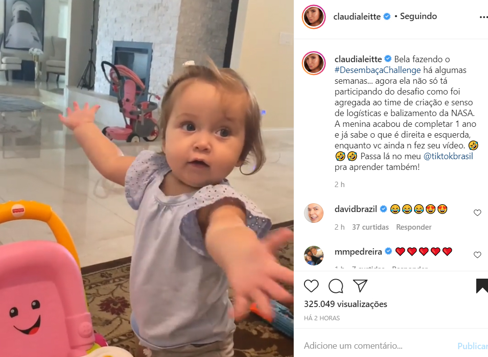 Bela, filha de Claudia Leitte