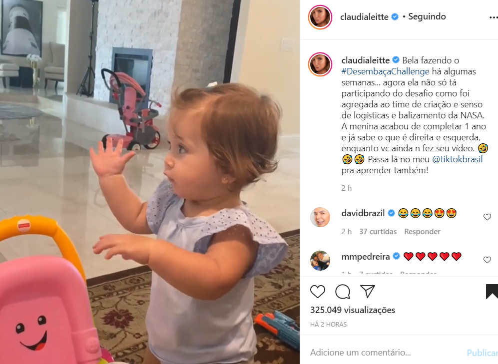 Bela, filha de Claudia Leitte