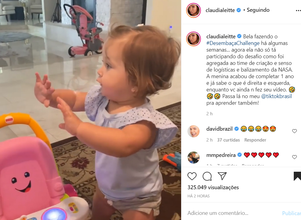 Bela, filha de Claudia Leitte