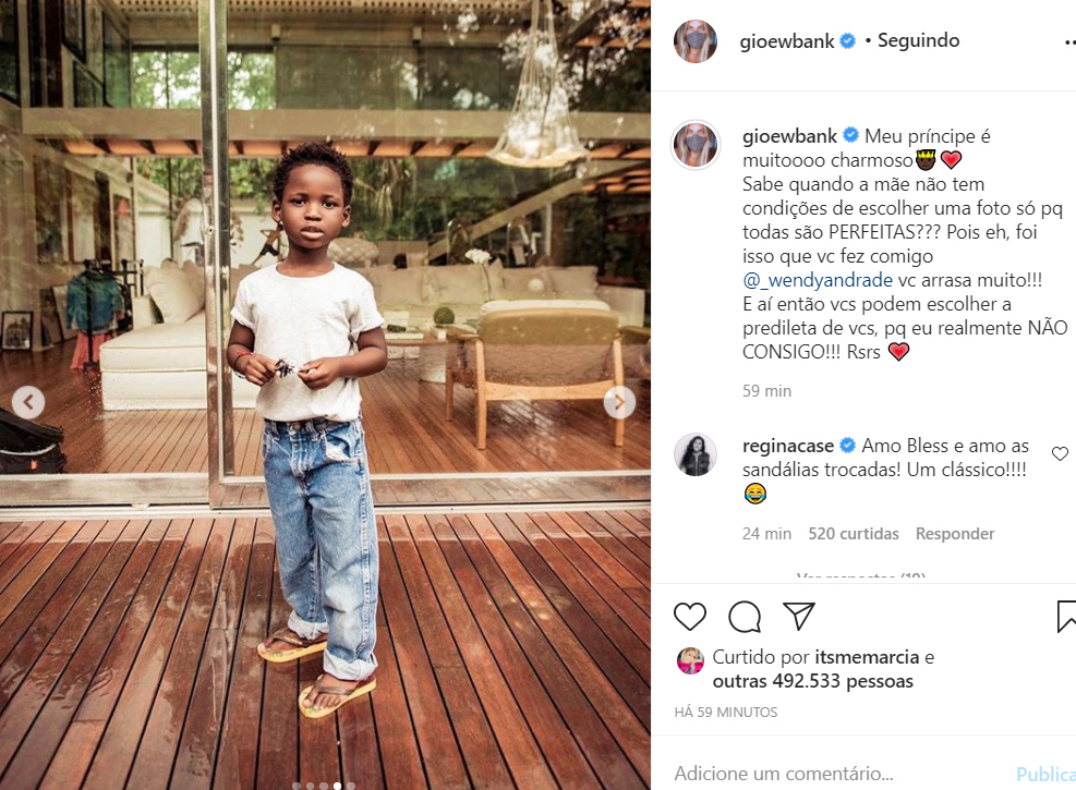 Bless, filho de Giovanna Ewbank e Bruno Gagliasso