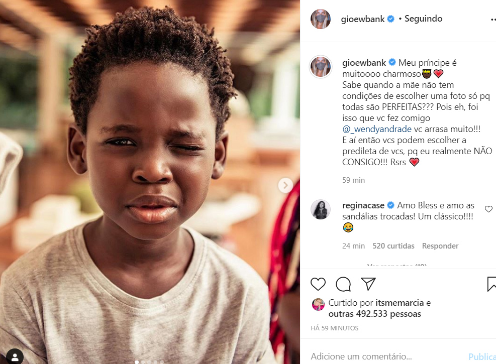 Bless, filho de Giovanna Ewbank e Bruno Gagliasso