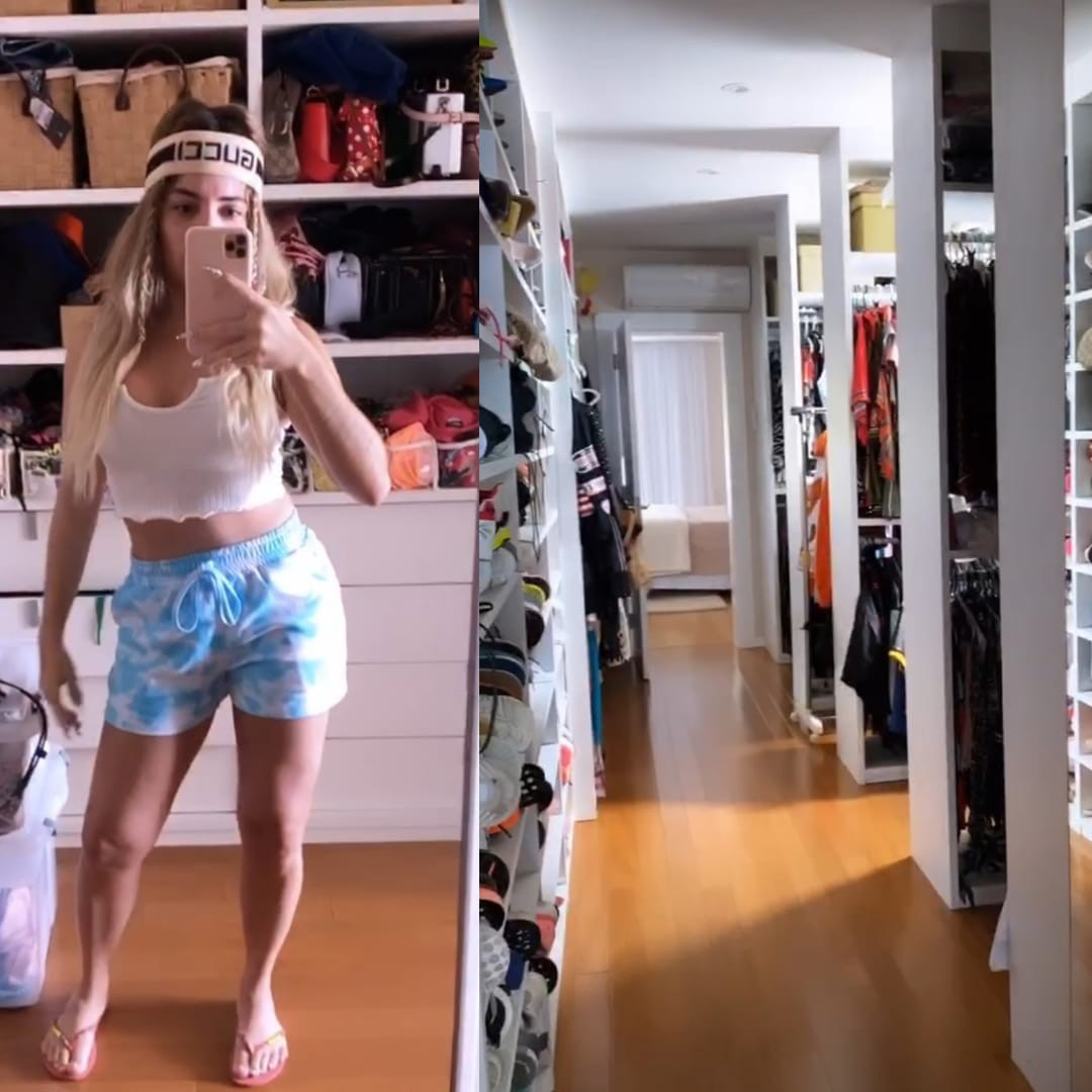 Gkay mostra o closet de Anitta