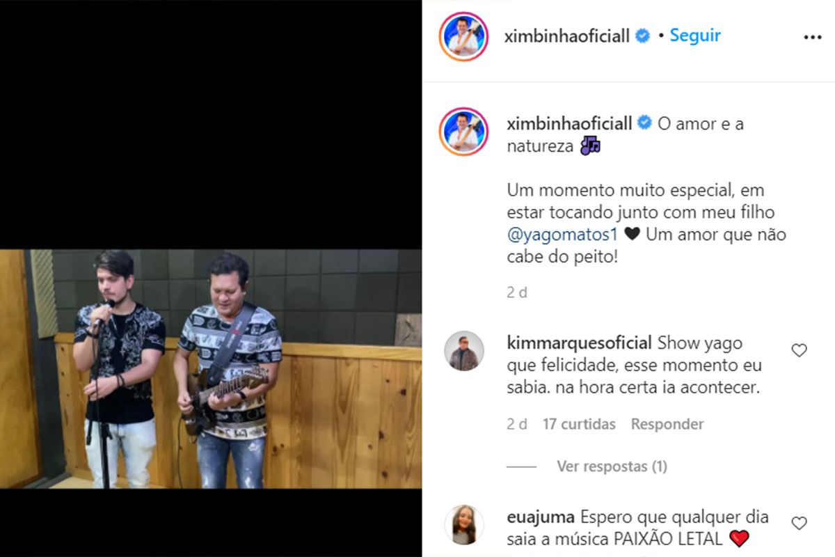 Ximbinha e o filho