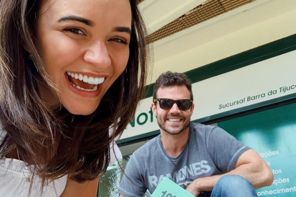 Talita Younan e João Gomez