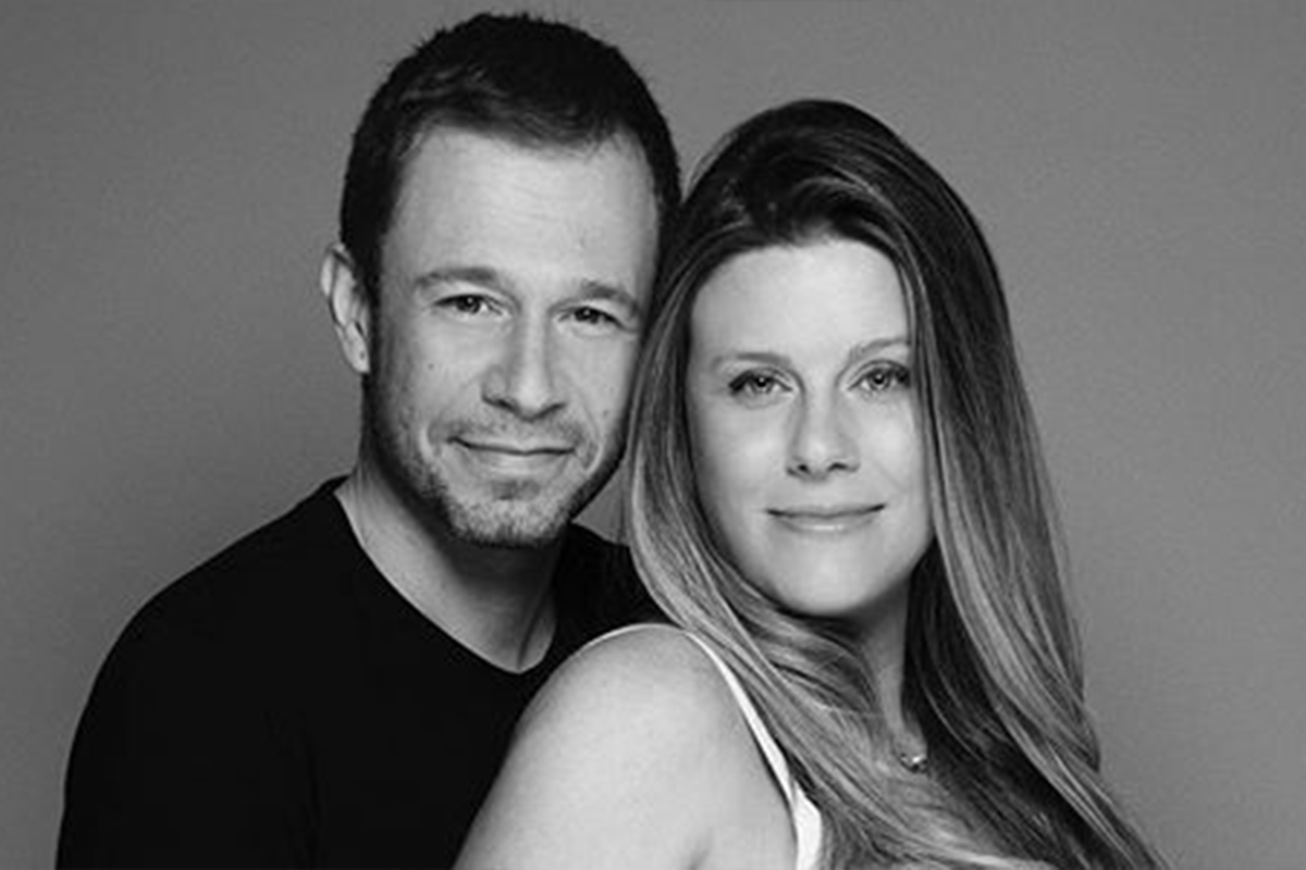 Tiago Leifert e Daiana Garbin