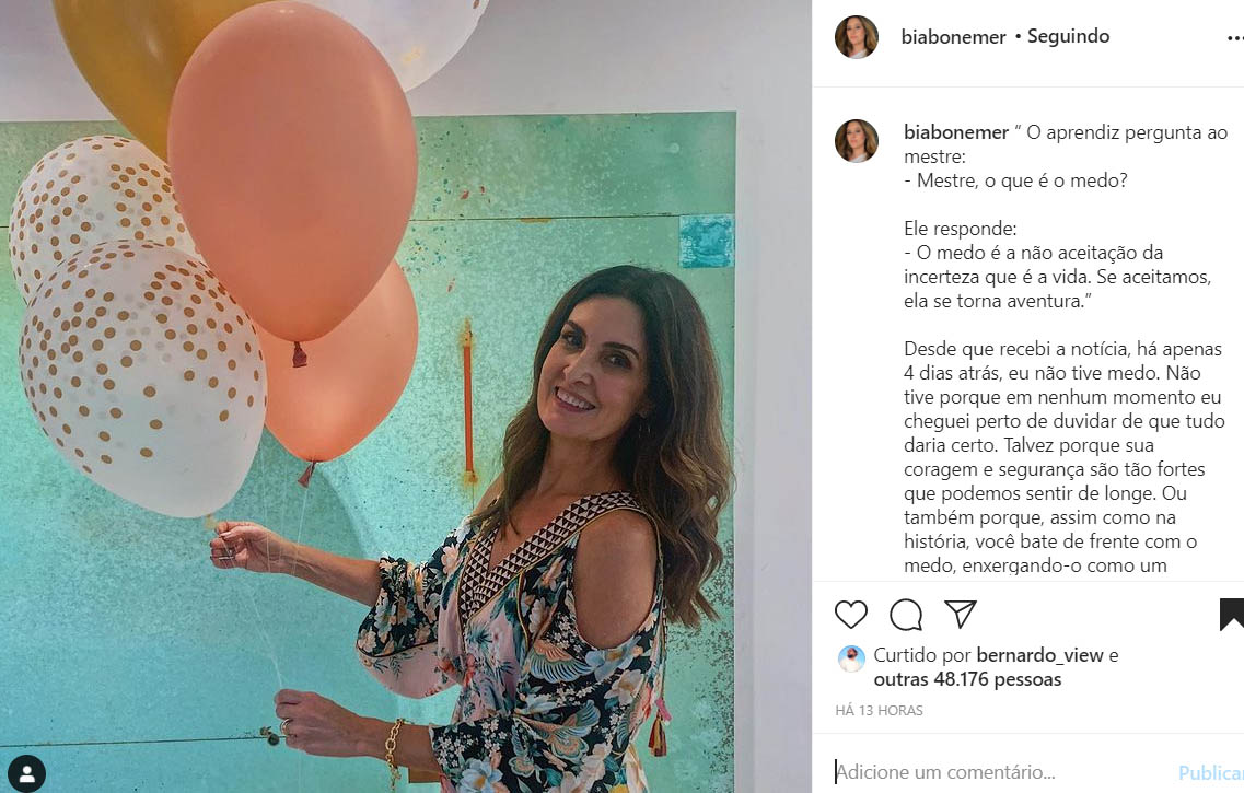 Beatriz Bonemer fala da mãe, Fátima Bernardes