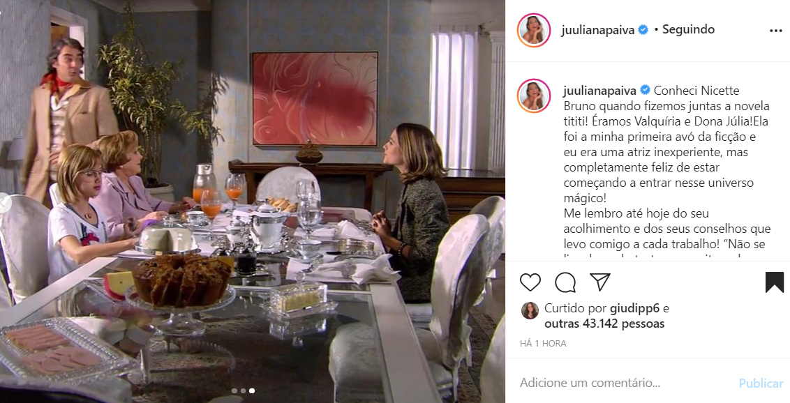 Juliana Paiva e Nicette Bruno na novela Tititi