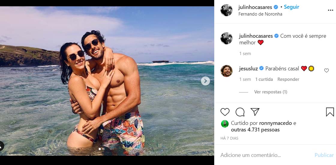 Lara Silva e Julinho Casares