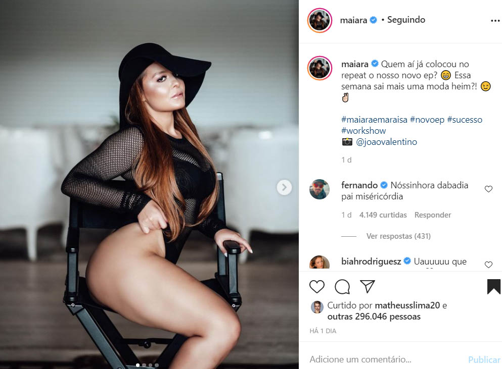 Maiara mostra novo ensaio