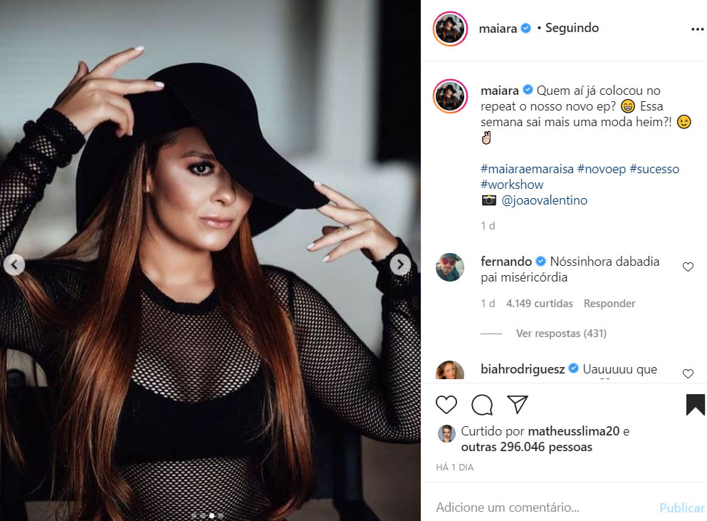 Maiara mostra novo ensaio