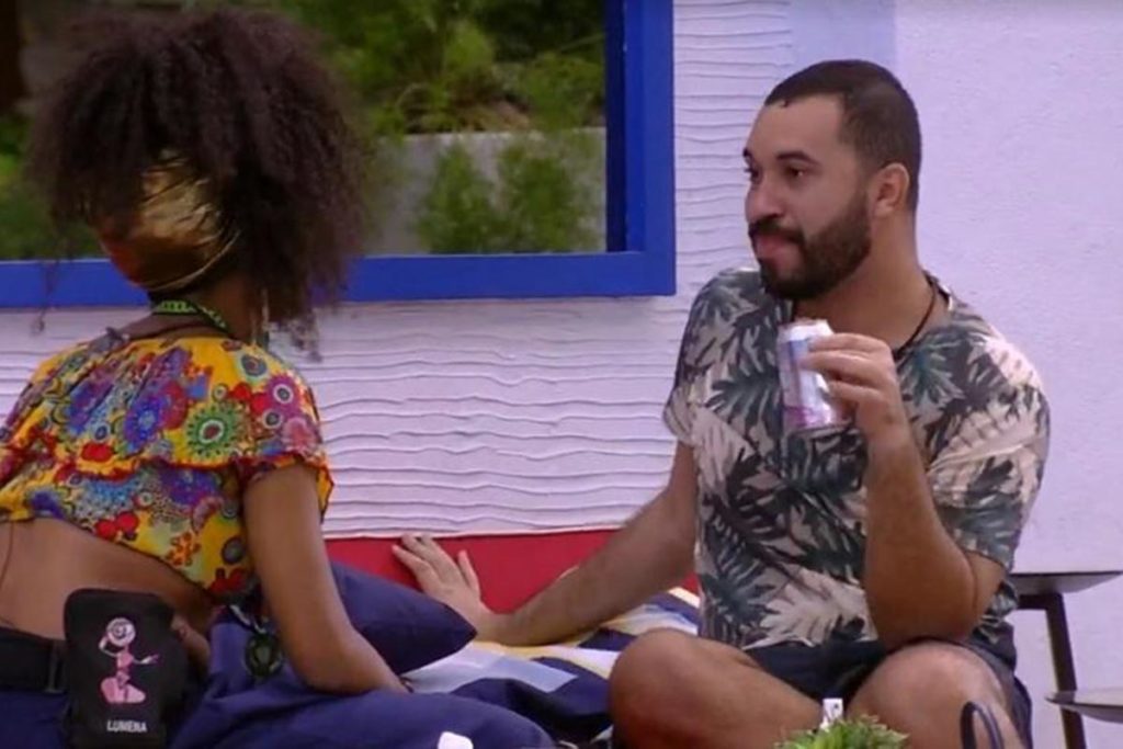 Lumena e Gilberto no BBB21