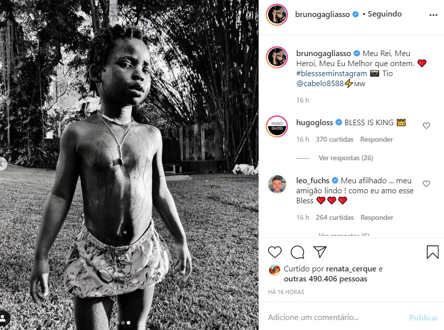 Bless, filho de Giovanna Ewbank e Bruno Gagliasso