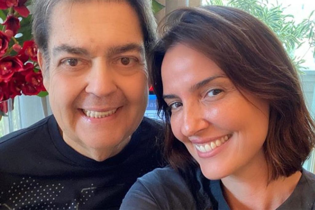 Faustão e Luciana Cardoso