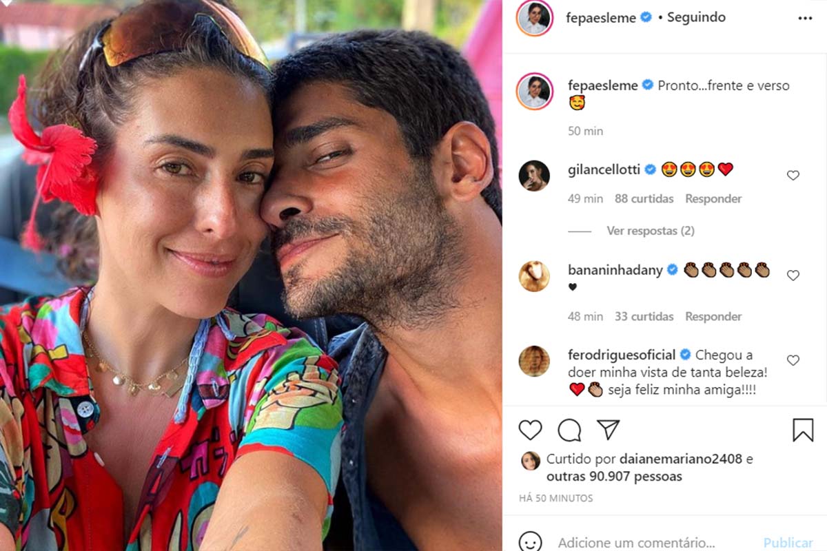 Fernanda Paes Leme e Victor Sampaio