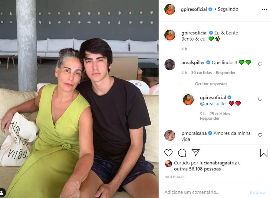 Gloria Pires e Bento