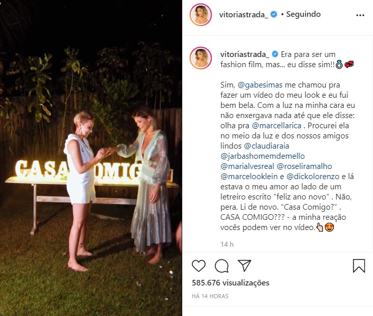 Vitória Strada e Marcella Rica