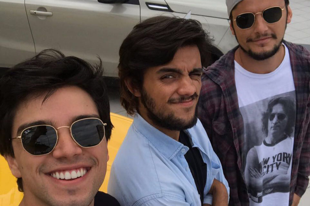 Rodrigo Simas, Felipe Simas e Bruno Gissoni