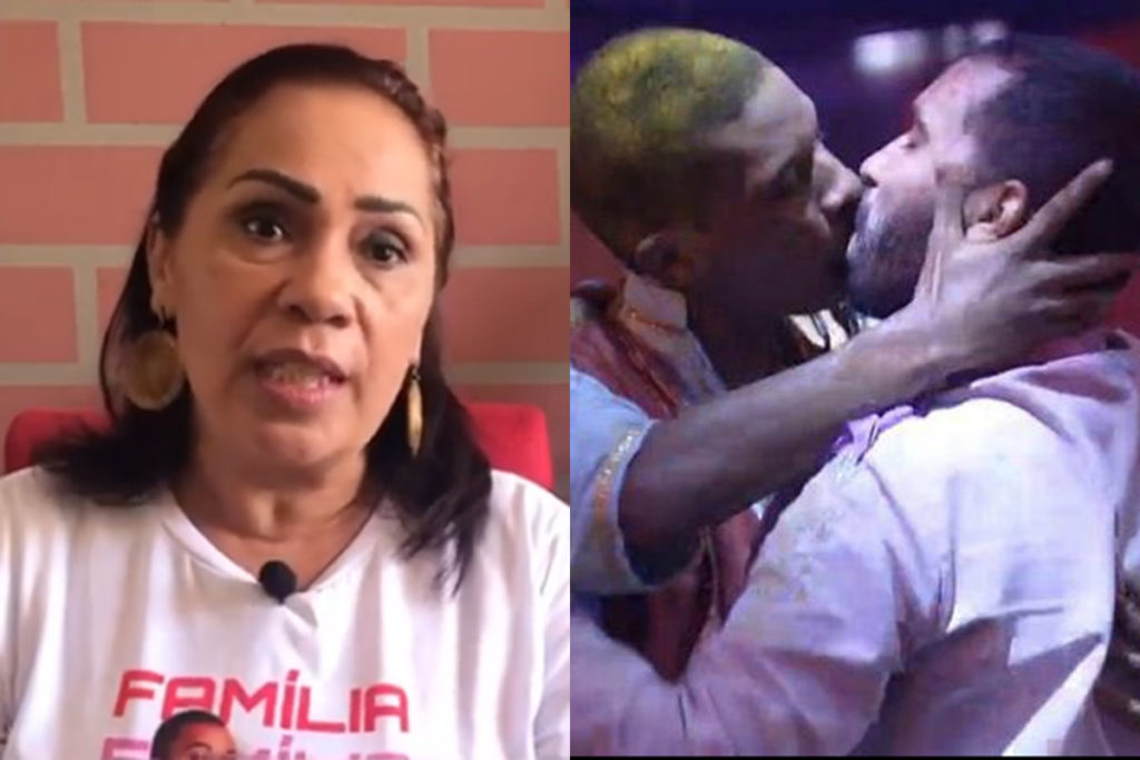 Mãe de Gilberto fala sobre pedido de desculpas do filho após beijo em Lucas