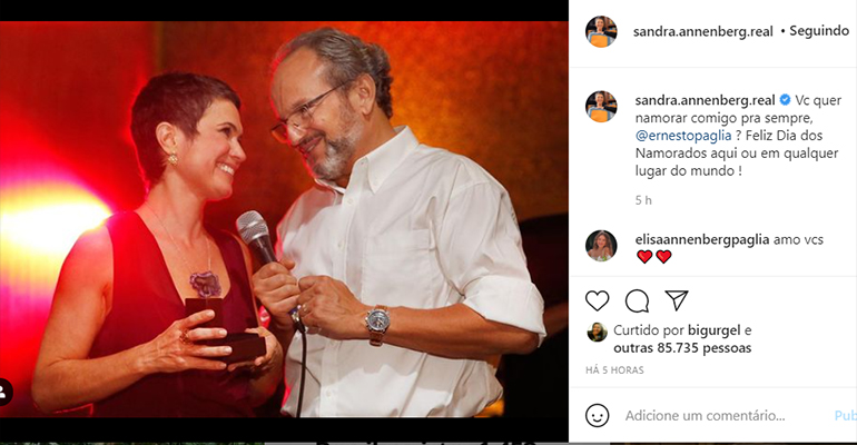 Sandra Annenberg e Ernesto Paglia