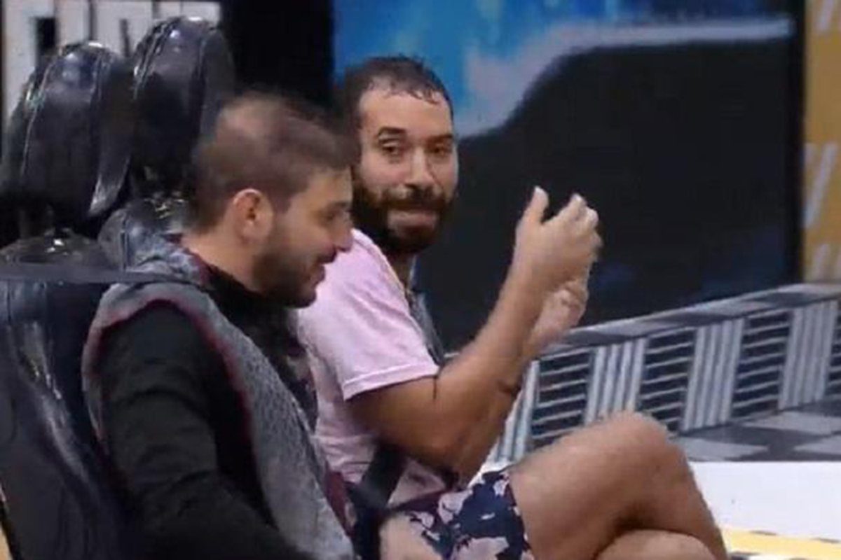 Caio e Gilberto no BBB21