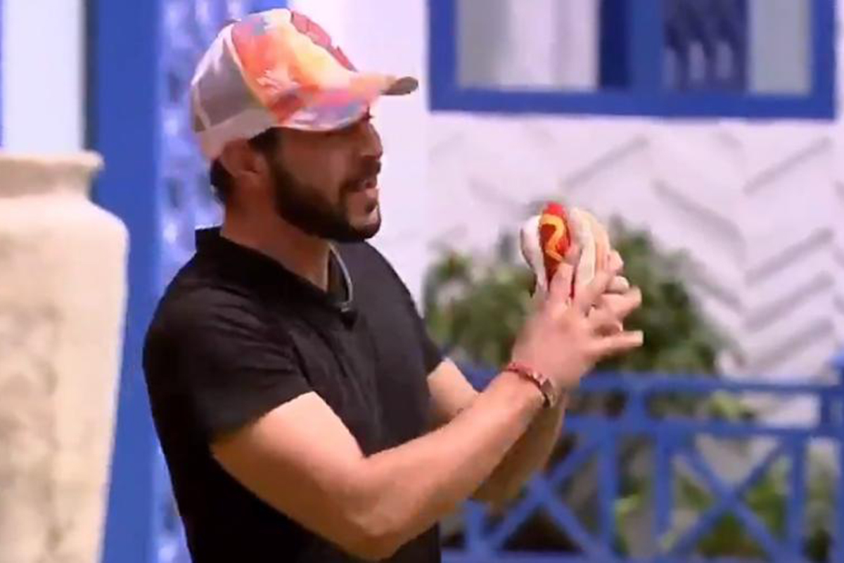 Caio em ação patrocinada do BBB21