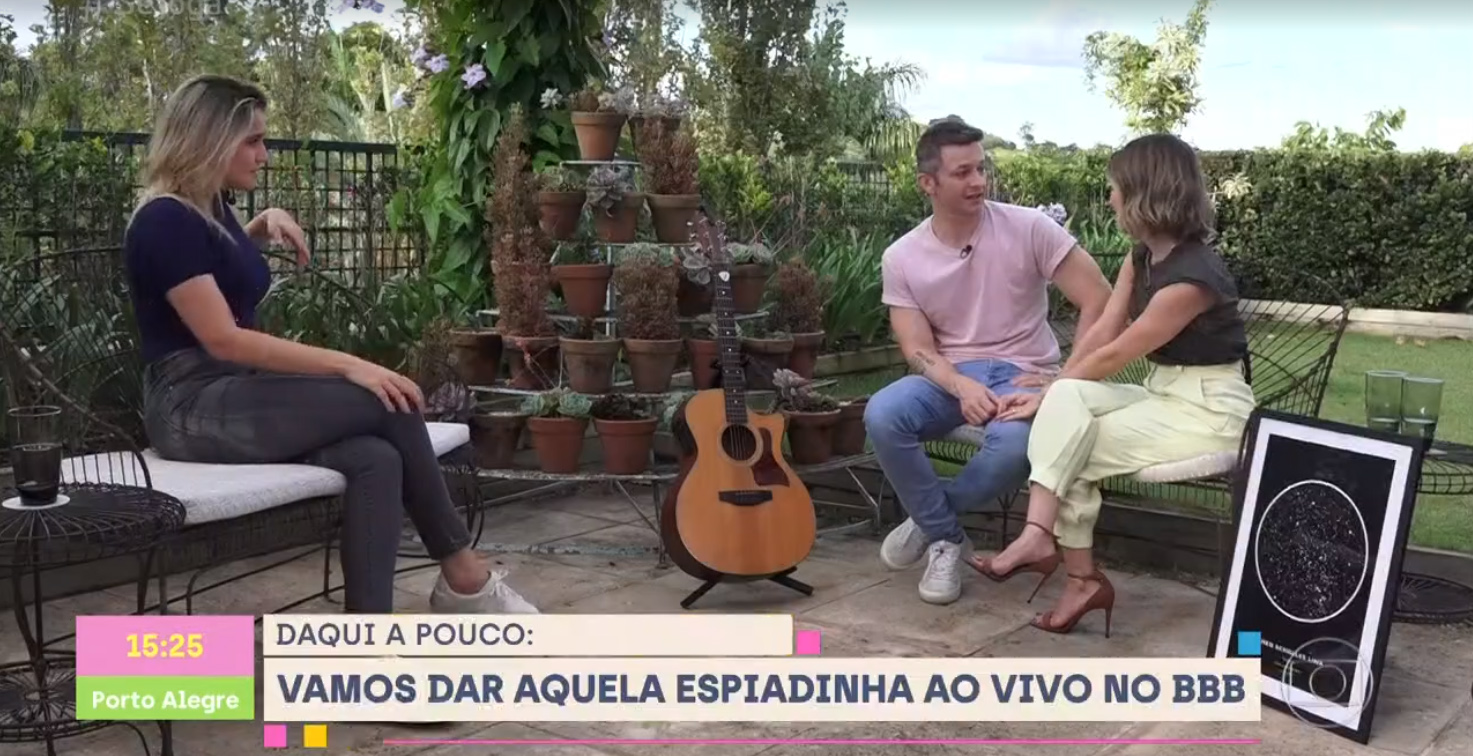Fernanda Gentil entrevista Sandy e Lucas Lima no Se Joga