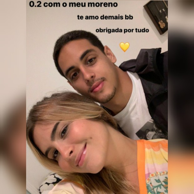 Maria Maudd e o namorado